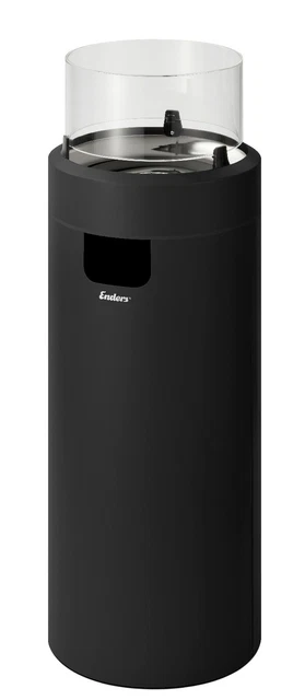 Enders Terrassenfeuer Nova LED M schwarz Heizstrahler Gas Heizpilz