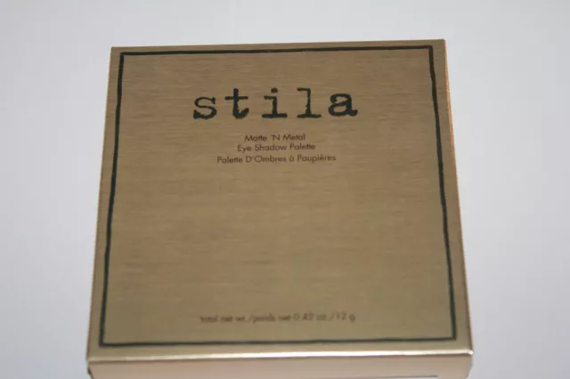 STILA~Matte'n Metal~Eye Shadow Palette~AUTHENTIC 100%~NEW/ In Box + Gift