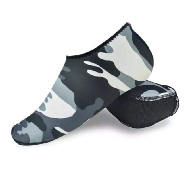 Wetsuit Socks Shoes Men Women Camo/Navy/- Neoprene Beach Surfing Diving 2mm