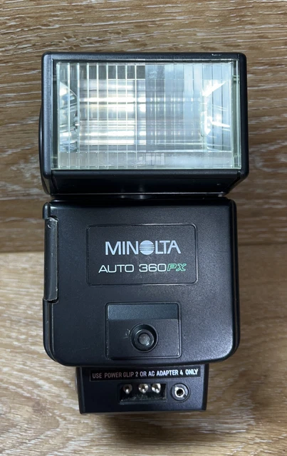 Minolta Auto Electroflash 360PX Untested See Pictures