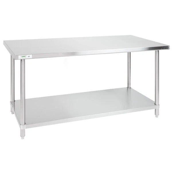 Regency 30" x 72" 16-Gauge 304 SS Commercial Work Table with Undershelf Regency 30" x 72" 16-Gauge 304 SS Commercial Work Table with Undershelf
