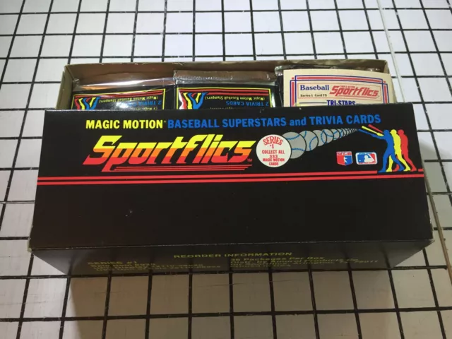 1986 SPORTFLICS BASEBALL BOX 36 NEW PACKS ROOKIES ? Jose Canseco ? Nolan Ryan 3