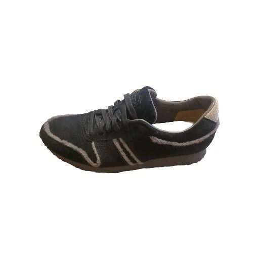 UGG Trigo Spill Seam Mens 11 Black Suede Sheepskin Sneaker Shoes Trainer 1110595 Ugg trigo energ sneaker - Gem main image 3