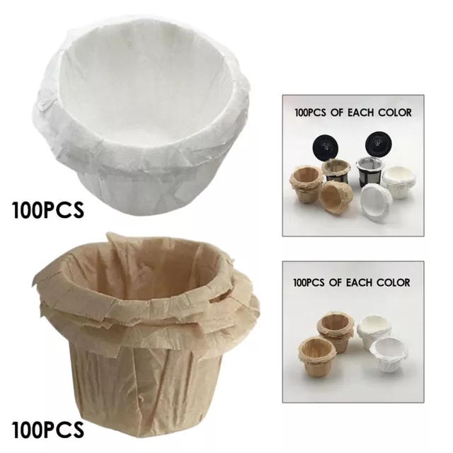 100/set Disposable Coffee Filter Paper for K Cup Drip Coffee for