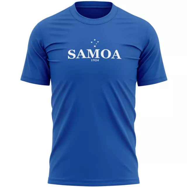 Samoa 1924 Mens T Shirt Country Sports Event Him Soccer Rugby Tee Top Men