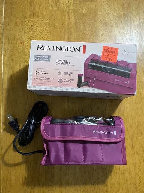 Remington Compact Ceramic Worldwide Voltage Travel Hair Setter Hot Rollers