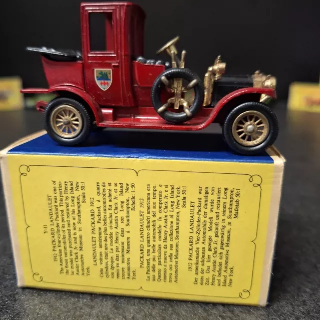 Matchbox Models of Yesteryear No. 11 Packard Landaulet 1912 mit OVP A5 3