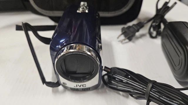 JVC Everio GZ-MG365BU Hard Disk Camcorder w/ bag + AC adapter + Battery