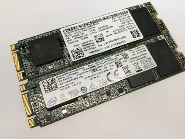 Intel IBM 180GB SSD M.2 SATA III 6Gb/s Solid State Drive - Assorted
