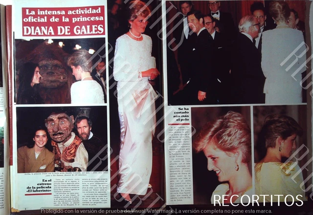 Découpage Presse Lady Diana - Spencer, Grace Kelly, Collection Papiers Vintage