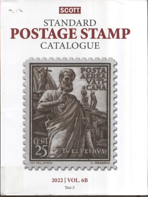 Scott Standard Postage Stamp Catalog 2022 vol 6B