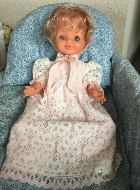 Poupée Bella Vintage – 38 Cm – Robe D'origine – État D'usage