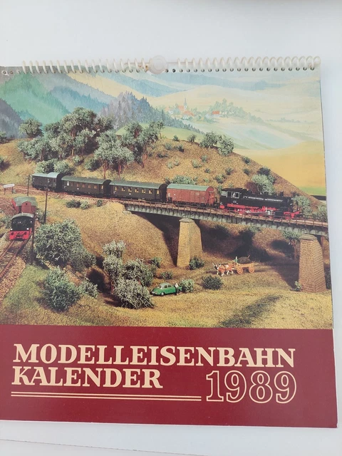  Foto zu KALENDER BILD UND Heimat Modelleisenbahnkalender komplett 1989 B17098 