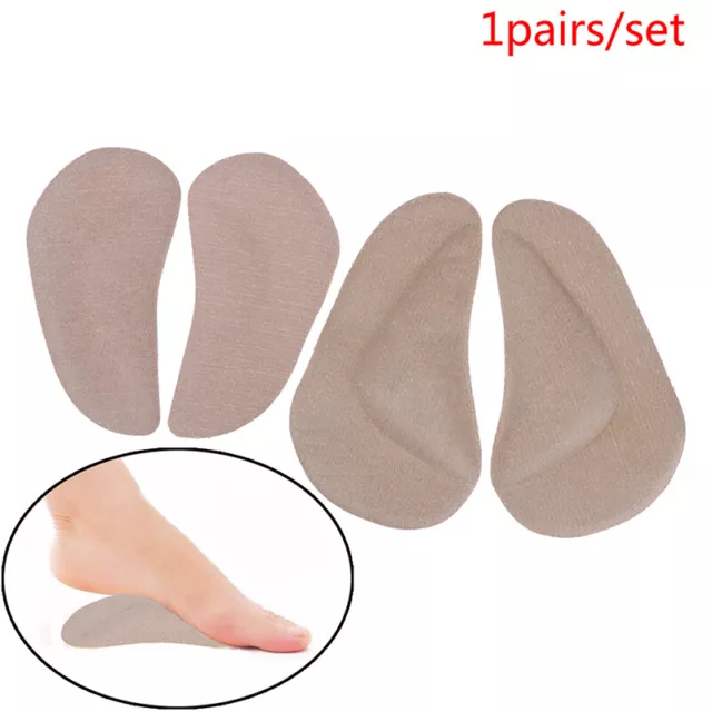 1Pair Foot Massage Arch Support Insoles Pu Gel Orthotic Insole Correct Flat F~WR