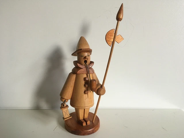 Original Erzgebirge - Räuchermann - Natur 19 cm - alt DDR - gebraucht