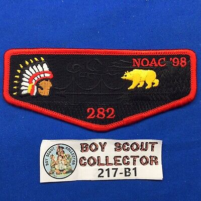 Boy Scout OA Achewon Nimat Lodge 282 1998 NOAC Order Of The Arrow Flap Patch