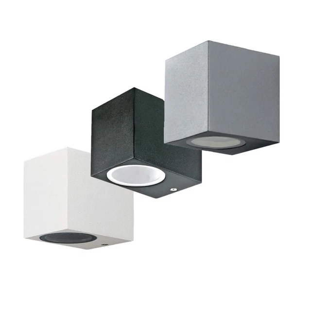 LAMPADA A MURO PARETE APPLIQUE FITTING PER FARETTO GU10 MONTAGGIO Esterno Bianco 73671697 - Foto 10