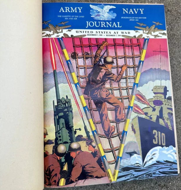 Army & Navy Journal -1942-43 Vol 83- KY GOV SIMEON WILLIS' PRESENTATION COPY