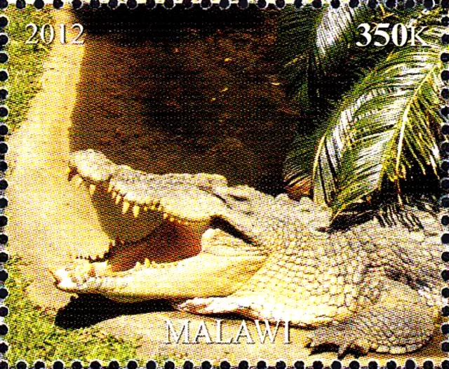 Malawi postfrisch MNH Tier Wildtier Krokodil Alligator Reptil Raubtier Fauna /32