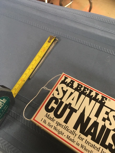 Wheeling Corrugating 1 lb Old-Fashioned Cut Nails Decorative Wrought Head 2.5”+