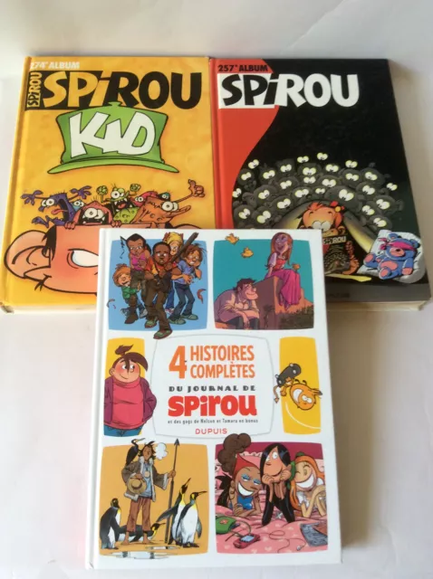 Sprirou * Lot de 2 Albums (N° 274 et 257) + 4 Histoires Complètes * Dupuis 2000