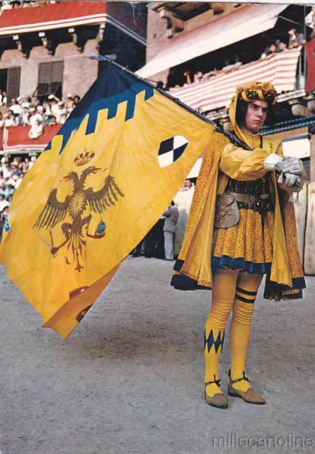 * SIENA - Il Palio - Paggio della Contrada dell'Aquila