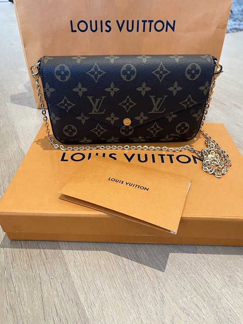 Buy Louis Vuitton Felicie Pochette Monogram Canvas Brown 2449601