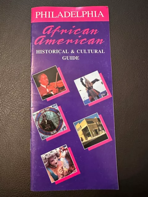 Philadelphia African American Historical & Cultural Guide Brochure 1991