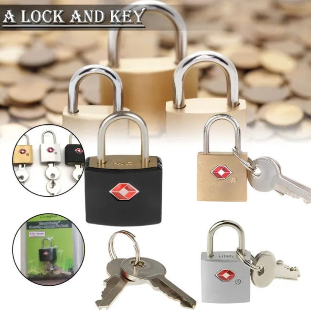 New 1pc Master Lock TSA Luggage Locks with Key for Backpacks Bags G