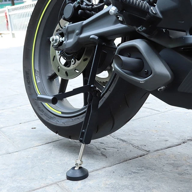 Portable Support latéral Bicane de scooter Support de roue de moto Moto Stand 5