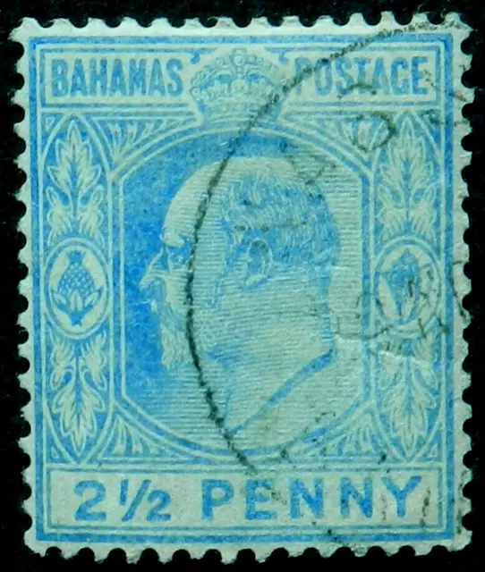 Bahamas 1907 2½d  wmk Crown CA SG 73 Used cat £26