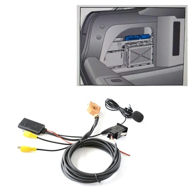 Comodo adattatore cavo AUX 12 V per guida sicura e piacevole MMI 2G