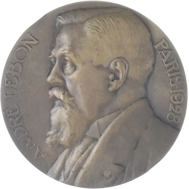 [#347659] France, Médaille, André Lebon, Crédit foncier d’Algérie, 1928, TTB+