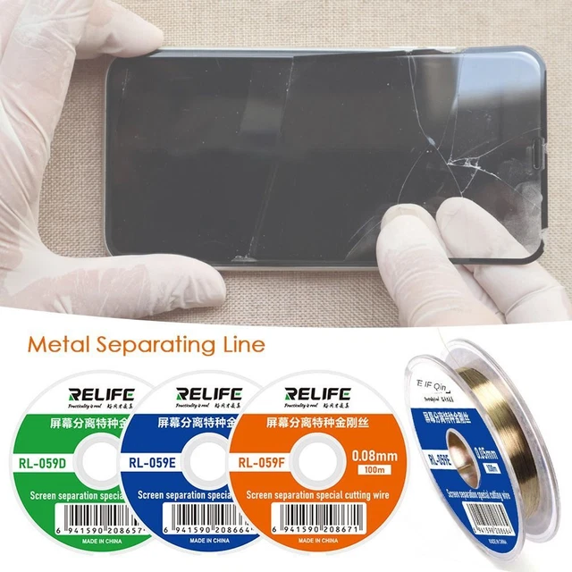 100M High Strength Alloy Steel Molybdenum Wire  LCD Display Screen Separator
