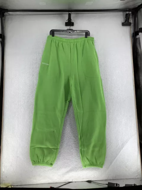 Pretty Little Thing Womens Elastic Waist Lounge Lime Green Jogger Pants Size L