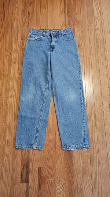 Vintage LEVIS 550 Relaxed Fit Student Jeans 28x28 Faded USA Early 90s Red Tag