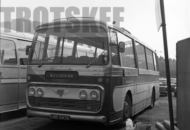 Größeres negatives Silber Service AEC Reliance Plaxton 17 LMD543C 1975 Sheffield