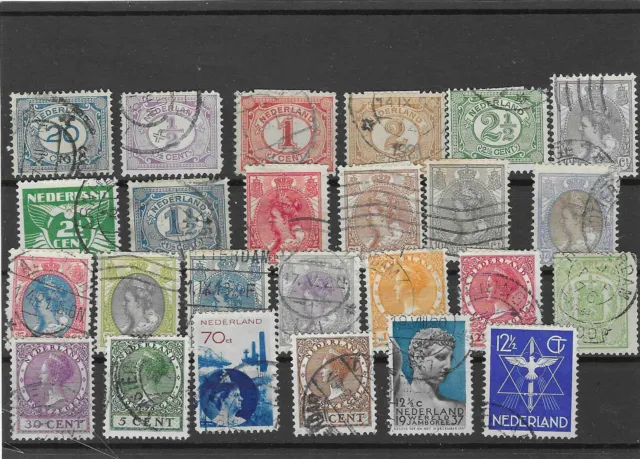 Briefmarken Niederlande gutes altes Lot gestempelt
