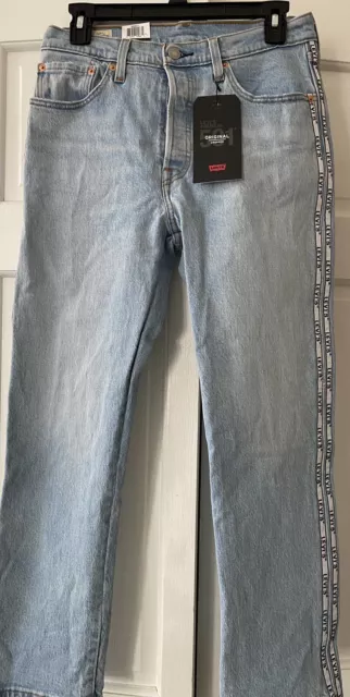 NWT Levi’s 501 Original Cropped Jeans. High Rise, Straight Leg, 28 X 26