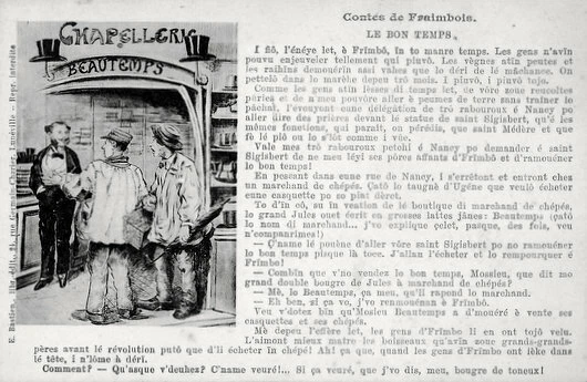 D54 Cpa TALES DE FRAIMBOIs <LE BON TEMPS/I fiô,l'éeneye let,è frimbo,ïn to manre