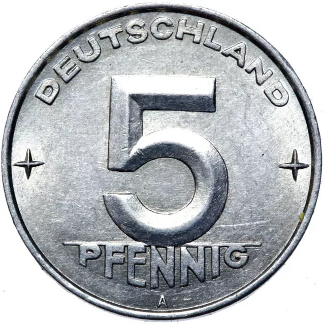 Deutschland DDR - Münze - 5 Pfennig 1953 A - Münzstätte Berlin - Aluminium