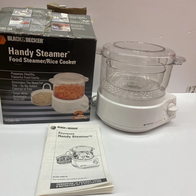 BLACK & DECKER HS800 Flavor Scenter Handy Steamer Food Rice Cooker