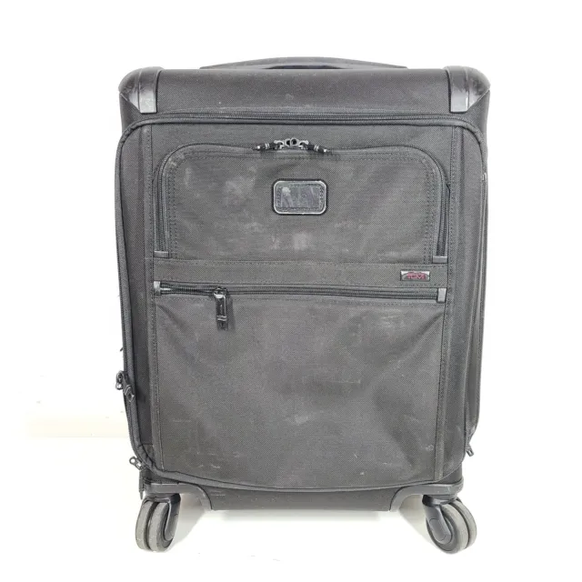 Tumi 21" Alpha 2 Continental Expandable 4 Wheel Carry-On Dual Access Black