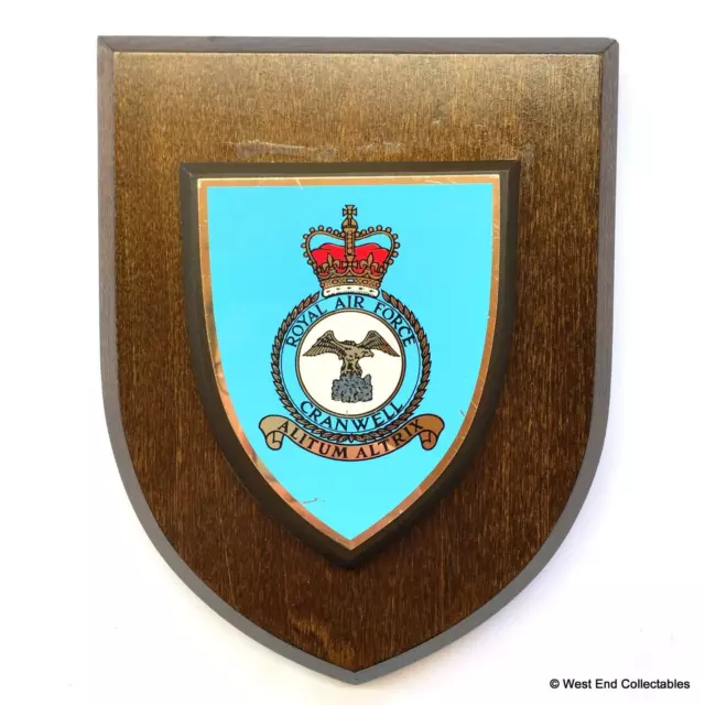 RAF Cranwell Station Squadron Badge Plaque Shield Crest - Royal Air Force A