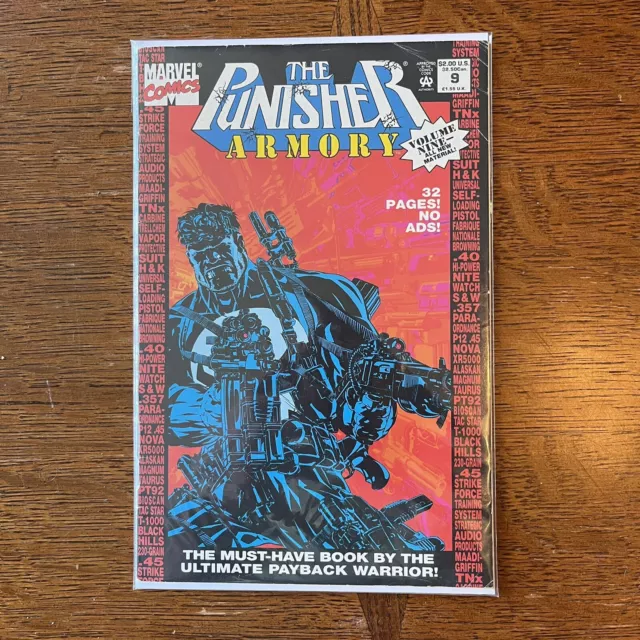 The Punisher Armory Issue # 9 - Marvel Comics - 1994 - Bagged And Boarded