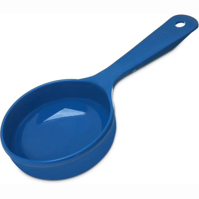Carlisle 493114 Measure Miser 8 Oz. Blue Portion Control Spoon