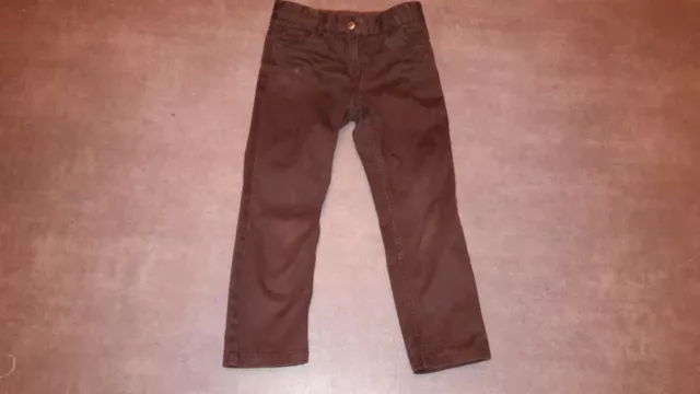 Pantalon en toile JACADI 5 ANS marron TRES BON ETAT pour fille