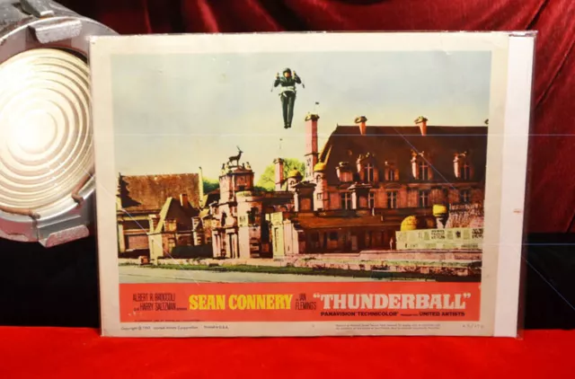 Rare THUNDERBALL 1965 orig Lobby Card 11x14 Movie Poster SEAN CONNERY James Bond