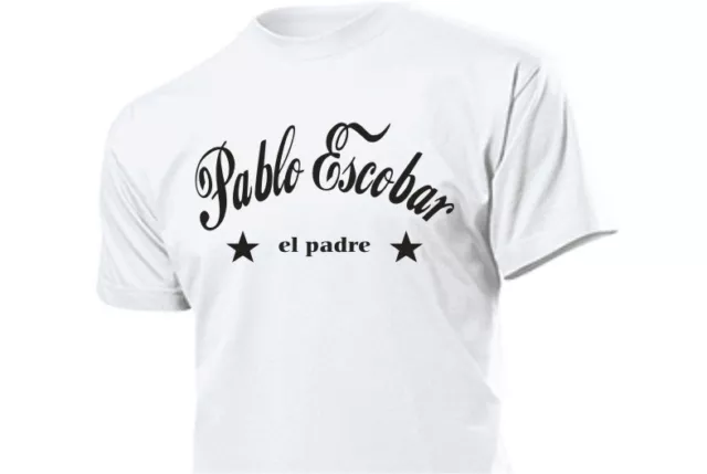 Pablo Escobar El Padre T-Shirt Fun Shirt Größe S-XXL Kartell Kuba Cuba Panama