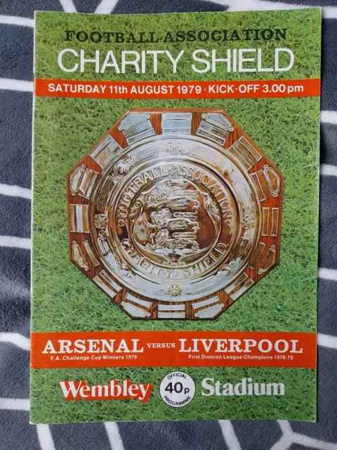 1979 Charity Shield Arsenal V. Liverpool At Wembley 11.8.79